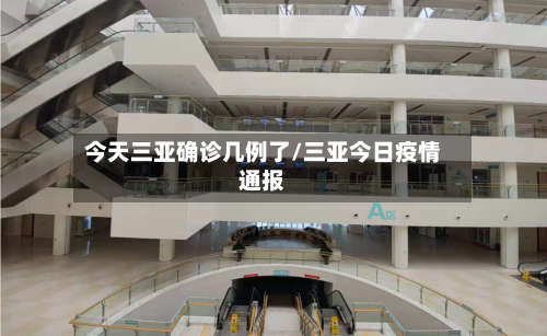 今天三亚确诊几例了/三亚今日疫情通报-第2张图片