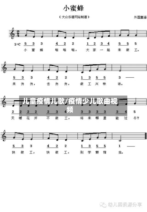 儿童疫情儿歌/疫情少儿歌曲视频-第2张图片