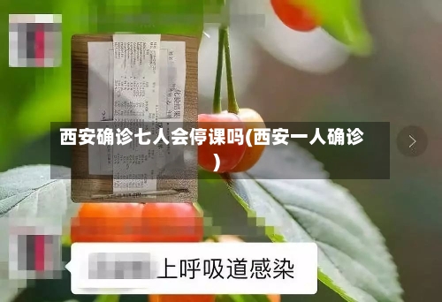 西安确诊七人会停课吗(西安一人确诊)-第2张图片