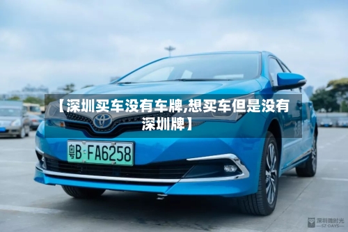 【深圳买车没有车牌,想买车但是没有深圳牌】-第2张图片