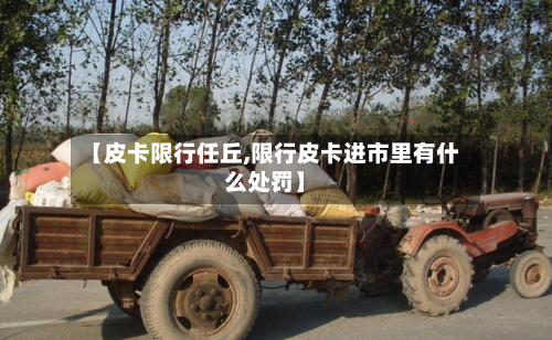 【皮卡限行任丘,限行皮卡进市里有什么处罚】-第2张图片