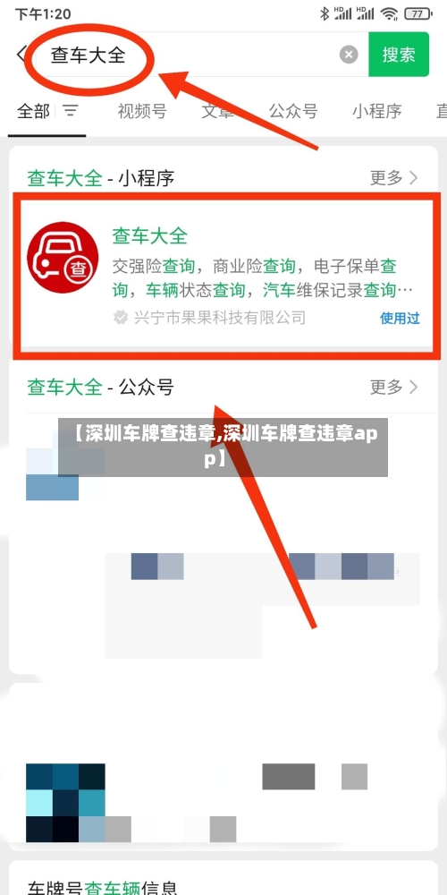 【深圳车牌查违章,深圳车牌查违章app】-第2张图片