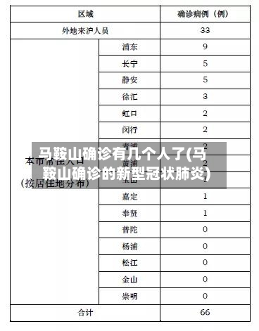 马鞍山确诊有几个人了(马鞍山确诊的新型冠状肺炎)-第2张图片