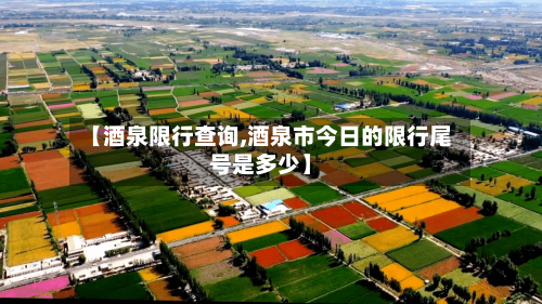【酒泉限行查询,酒泉市今日的限行尾号是多少】-第3张图片